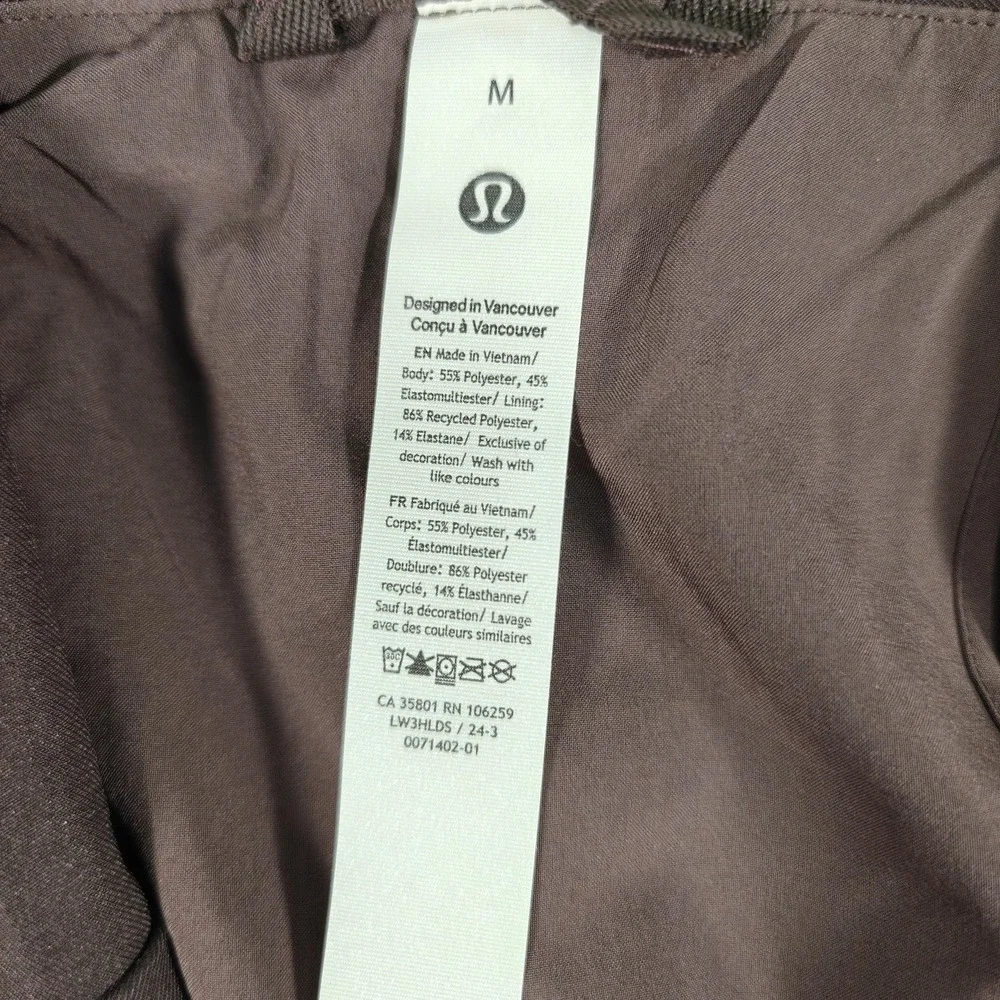 Lululemon Blazer Womens Medium Brown Relaxed-Fit Twill Business Casual Jacket - Picture 6 of 11